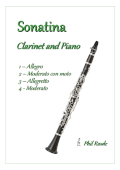 Sonatina for Clarinet and Piano cover